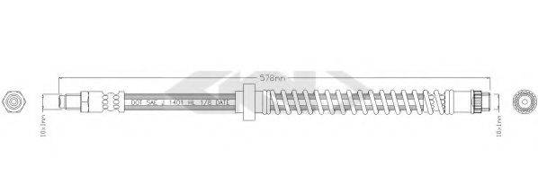 SPIDAN 339053 Гальмівний шланг