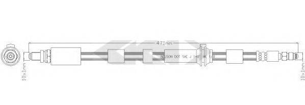 SPIDAN 340448 Гальмівний шланг