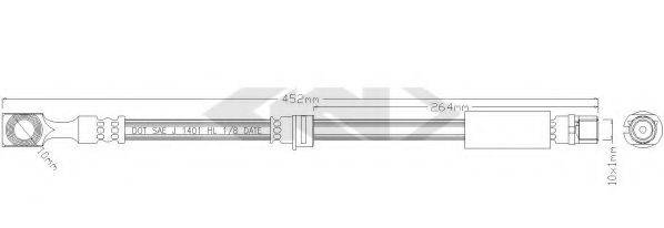 SPIDAN 339685 Гальмівний шланг
