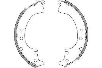 SPIDAN 30350 Комплект гальмівних колодок