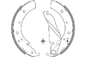 SPIDAN 31182 Комплект гальмівних колодок