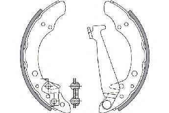 SPIDAN 33540 Комплект гальмівних колодок