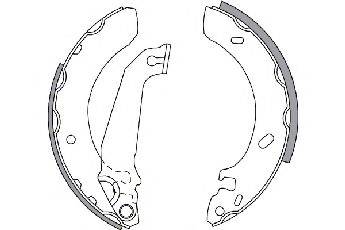 SPIDAN 30548 Комплект гальмівних колодок