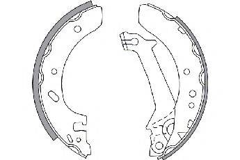 SPIDAN 33932 Комплект гальмівних колодок