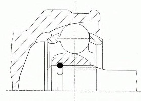 SPIDAN 20307 Шарнірний комплект, приводний вал