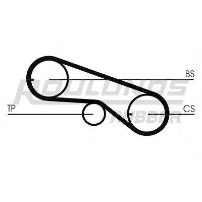 ROULUNDS RUBBER RR1352 Ремінь ГРМ