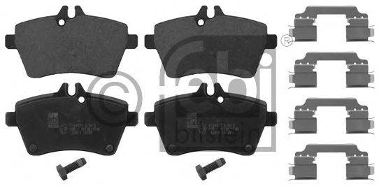 FEBI BILSTEIN 16810 Комплект гальмівних колодок, дискове гальмо
