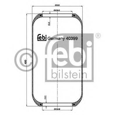 FEBI BILSTEIN 40399 Кожух пневматичної ресори