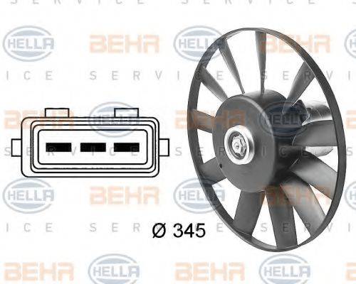 BEHR HELLA SERVICE 8EW009144521 Вентилятор, охолодження двигуна