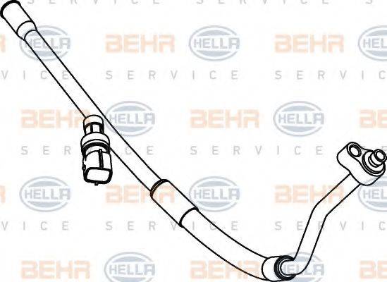 BEHR HELLA SERVICE 9GS351337111 Трубопровід високого тиску, кондиціонер