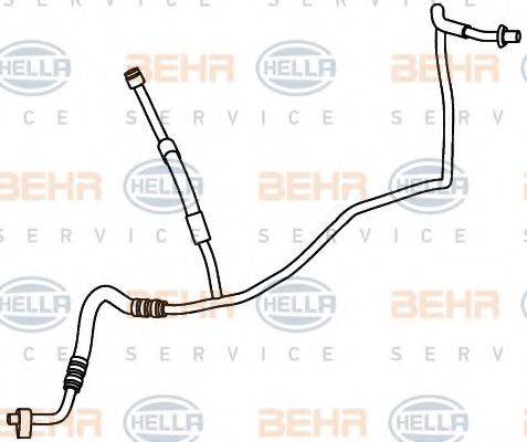 BEHR HELLA SERVICE 9GS351337561 Трубопровід високого тиску, кондиціонер