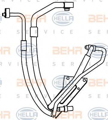 BEHR HELLA SERVICE 9GS351337591 Трубопровід високого тиску, кондиціонер