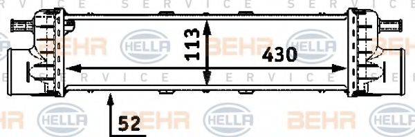 BEHR HELLA SERVICE 8ML376723191 Інтеркулер