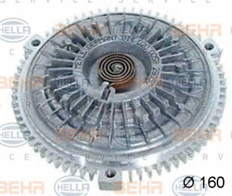 BEHR HELLA SERVICE 8MV376757691 Зчеплення, вентилятор радіатора