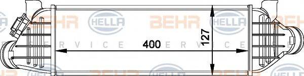 BEHR HELLA SERVICE 8ML376765041 Інтеркулер