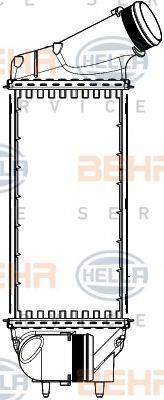 BEHR HELLA SERVICE 8ML376777371 Інтеркулер