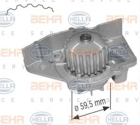 BEHR HELLA SERVICE 8MP376801084 Водяний насос