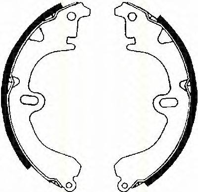 TRISCAN 810013423 Комплект гальмівних колодок