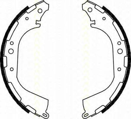 TRISCAN 810014564 Комплект гальмівних колодок
