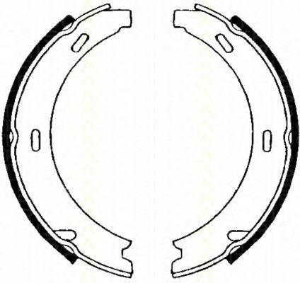 TRISCAN 810023552 Комплект гальмівних колодок, стоянкова гальмівна система