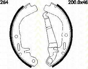 TRISCAN 810024264 Комплект гальмівних колодок