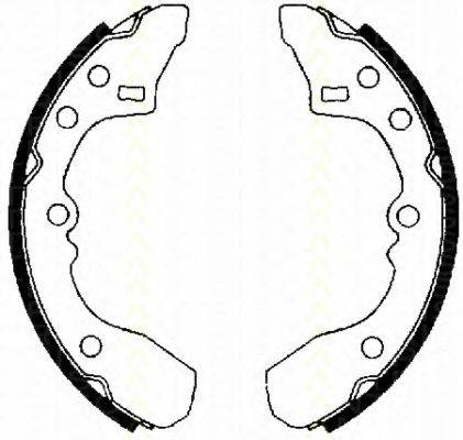TRISCAN 810050434 Комплект гальмівних колодок