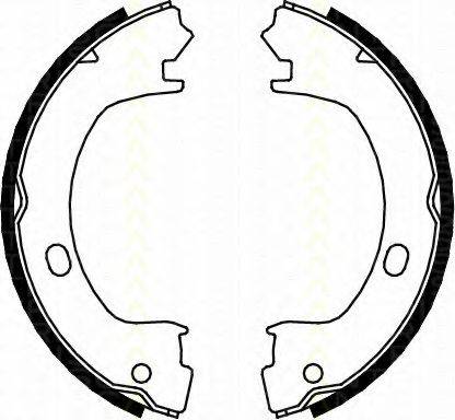 TRISCAN 810080003 Комплект гальмівних колодок, стоянкова гальмівна система