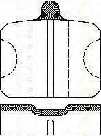 TRISCAN 811067747 Комплект гальмівних колодок, дискове гальмо