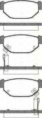 TRISCAN 811068983 Комплект гальмівних колодок, дискове гальмо