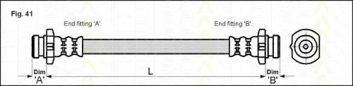 TRISCAN 815014228 Гальмівний шланг