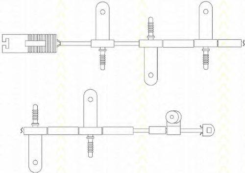 TRISCAN 811517003 Сигналізатор, знос гальмівних колодок