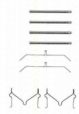 TRISCAN 8105131598 Комплектуючі, колодки дискового гальма