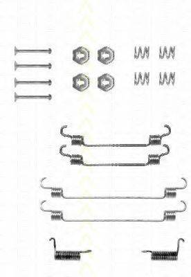TRISCAN 8105142560 Комплектуючі, гальмівна колодка
