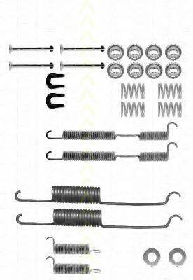 TRISCAN 8105162254 Комплектуючі, гальмівна колодка