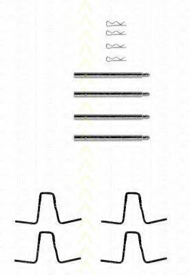 TRISCAN 8105231216 Комплектуючі, колодки дискового гальма