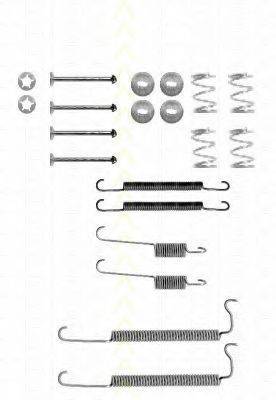 TRISCAN 8105242447 Комплектуючі, гальмівна колодка
