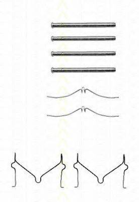 TRISCAN 8105501579 Комплектуючі, колодки дискового гальма