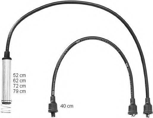 BERU ZEF1090 Комплект дротів запалювання