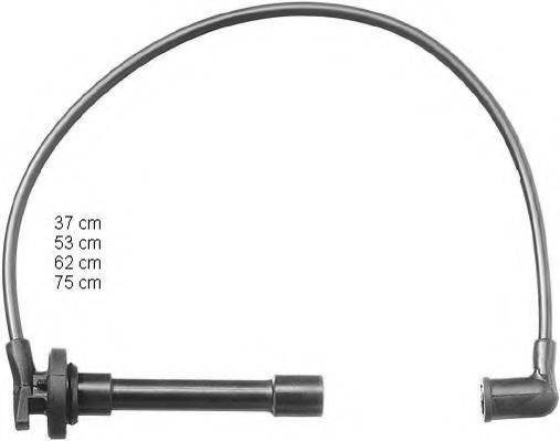 BERU ZEF1100 Комплект дротів запалювання