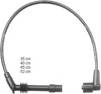 BERU ZEF1124 Комплект дротів запалювання