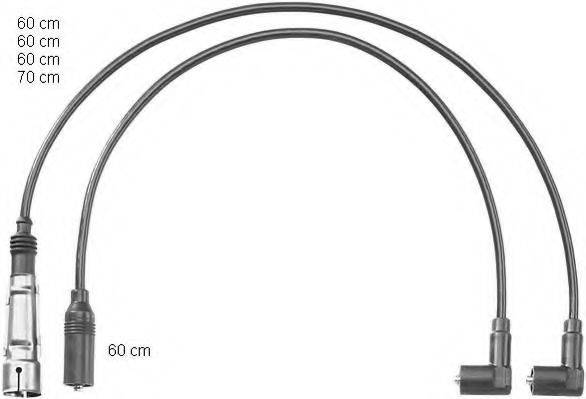 BERU ZEF1149 Комплект дротів запалювання