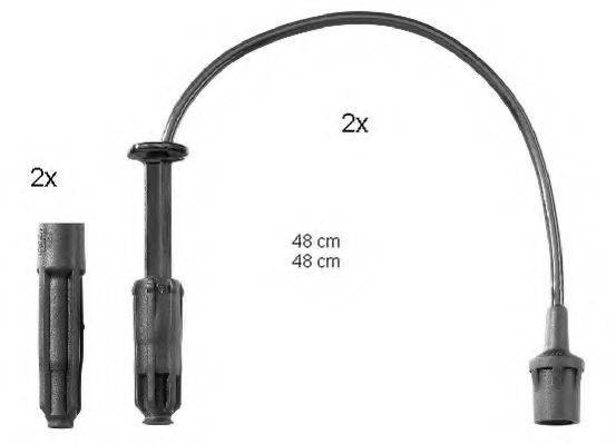 BERU ZEF1515 Комплект дротів запалювання