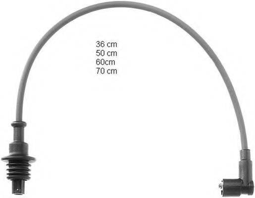 BERU ZEF793 Комплект дротів запалювання