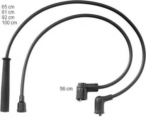 BERU ZEF868 Комплект дротів запалювання