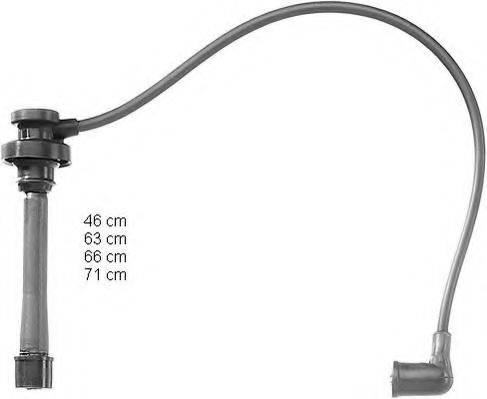 BERU ZEF887 Комплект дротів запалювання