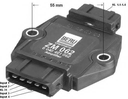 BERU ZM062 Комутатор, система запалювання