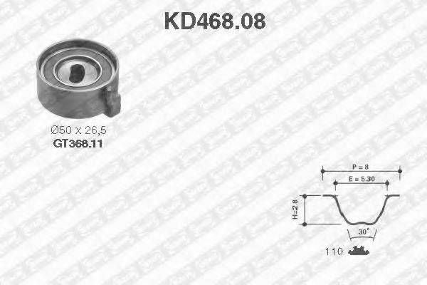 SNR KD46808 Комплект ременя ГРМ