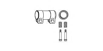 HJS 82234431 Монтажний комплект, каталізатор
