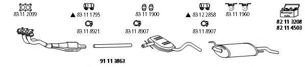 HJS VW565 Система випуску ОГ