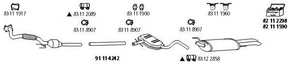 HJS VW570 Система випуску ОГ